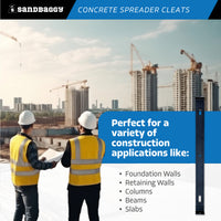 12" x 1 ⅛" Concrete Spreader Cleats - Form Clips