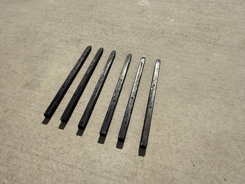 12 inch quare concrete stakes with holes
