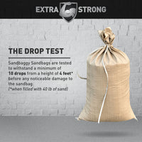heavy duty beige (tan) sandbags