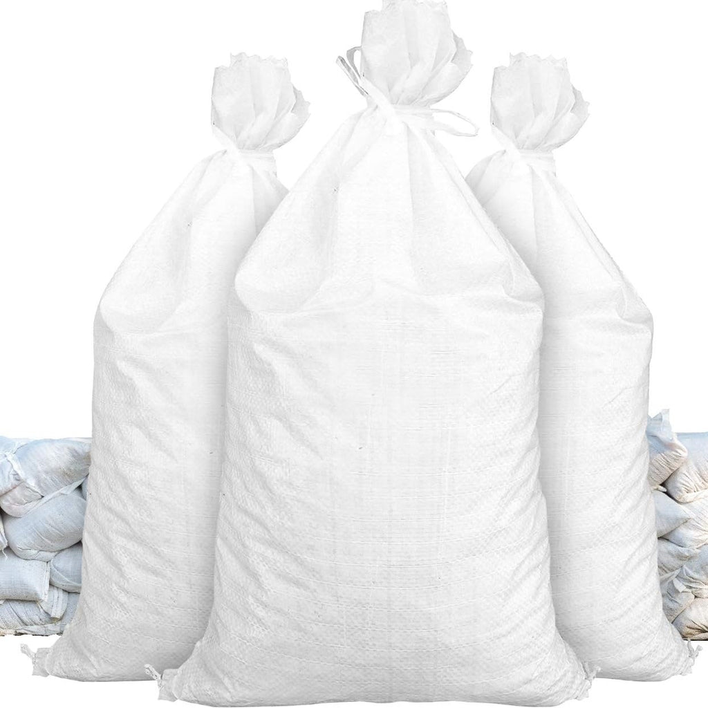 Empty White Sandbags