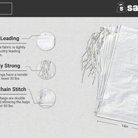 premium white polypropylene sandbags