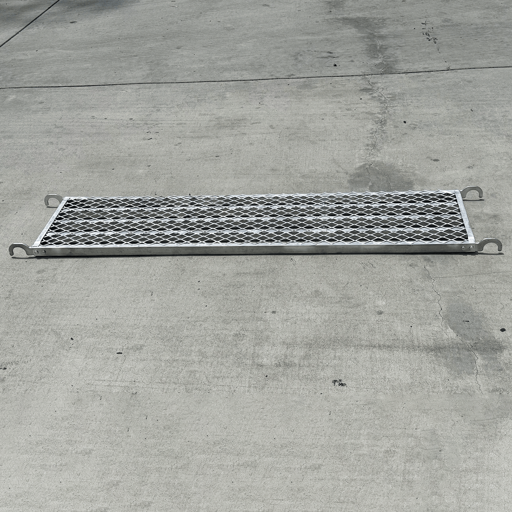15.5" x 74" x 2" steel plank with hooks