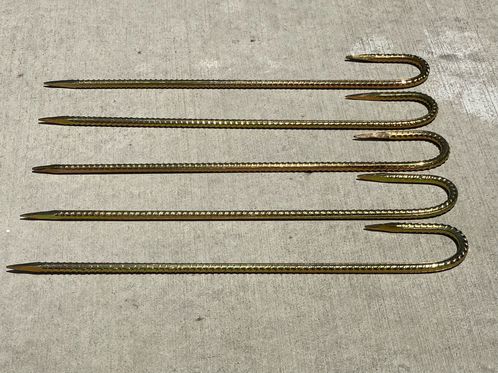 16" j hook rebar anchors