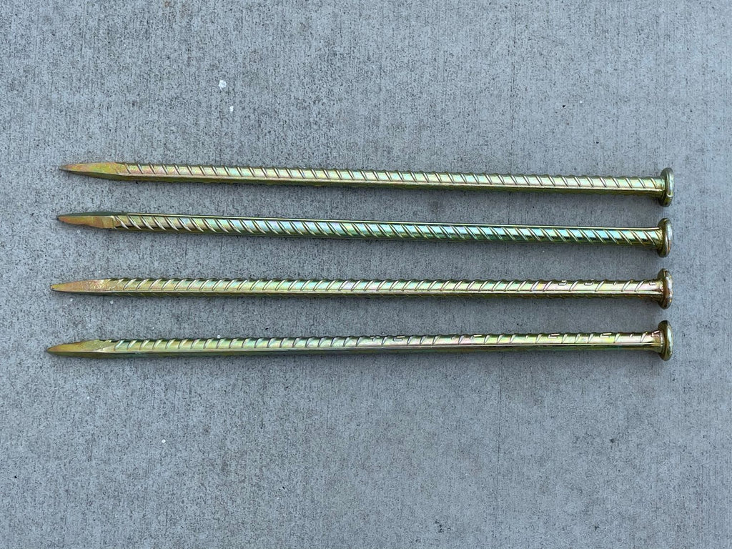 Galvanized 16" L Rebar Garden and Landscaping Stakes