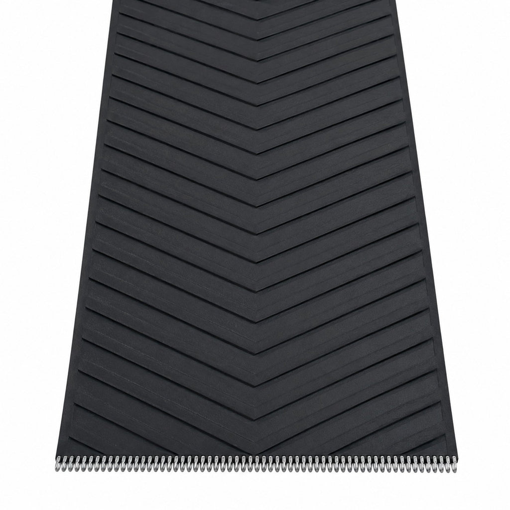 16" x 10 ft Chevron Rubber Conveyor Belt | Heavy-Duty Replacement Belt