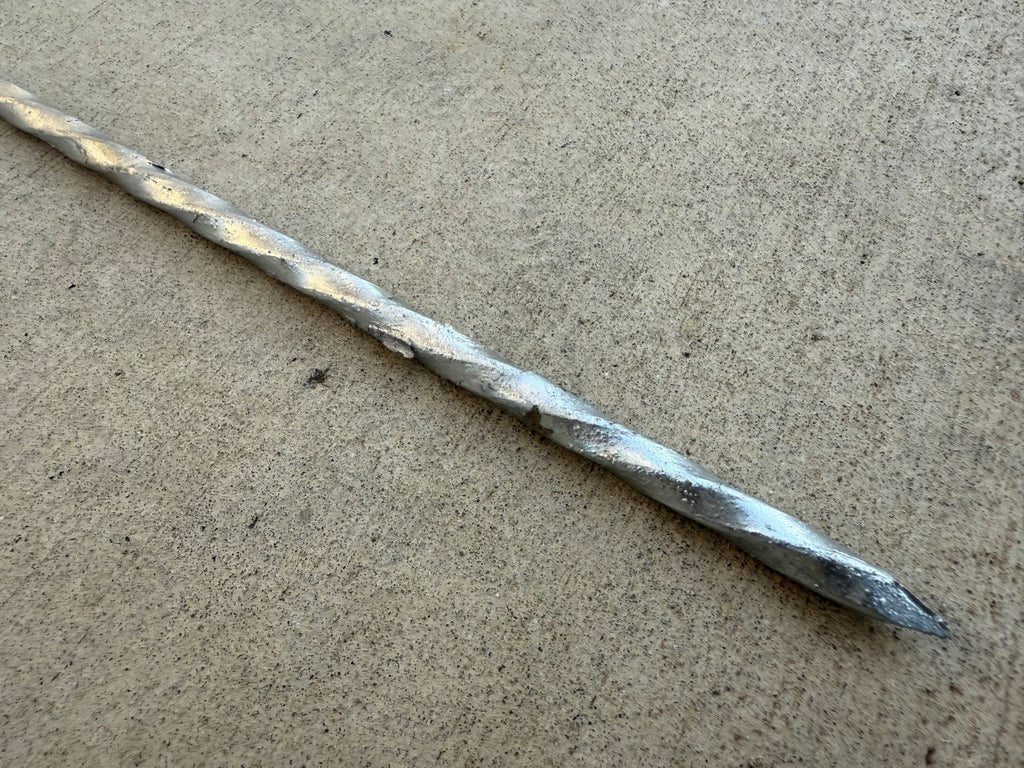 18 in. Galvanized Spiral Landscape Edging Spikes - 1 Gauge Steel