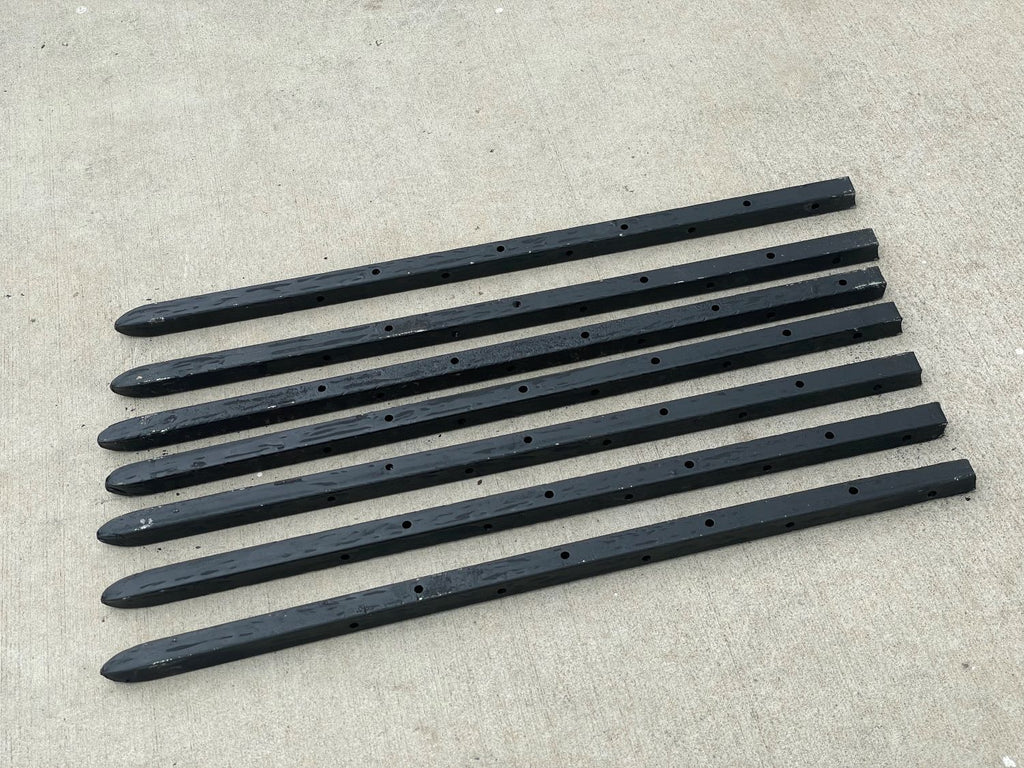 18 inch square concrete stakes with nail holes