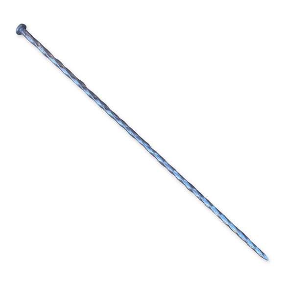 18 in. Galvanized Spiral Landscape Edging Spikes - 1 Gauge Steel