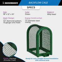 18"x12"x10" Backflow Security Cage Specs