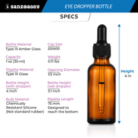 1oz dropper bottle specifications