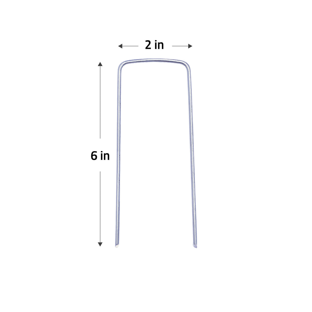 2" x 6" landscape staples 9 gauge galvanized