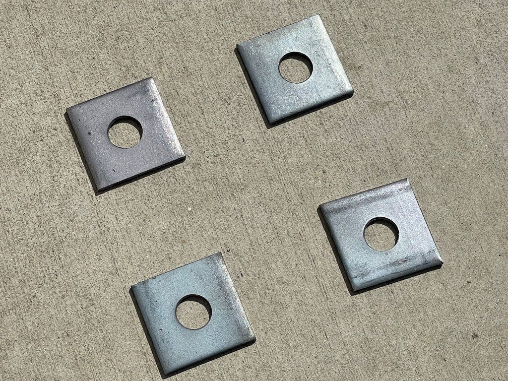 2" x 2" Square Plate Washer - 5/8" Anchor Bolt Diameter