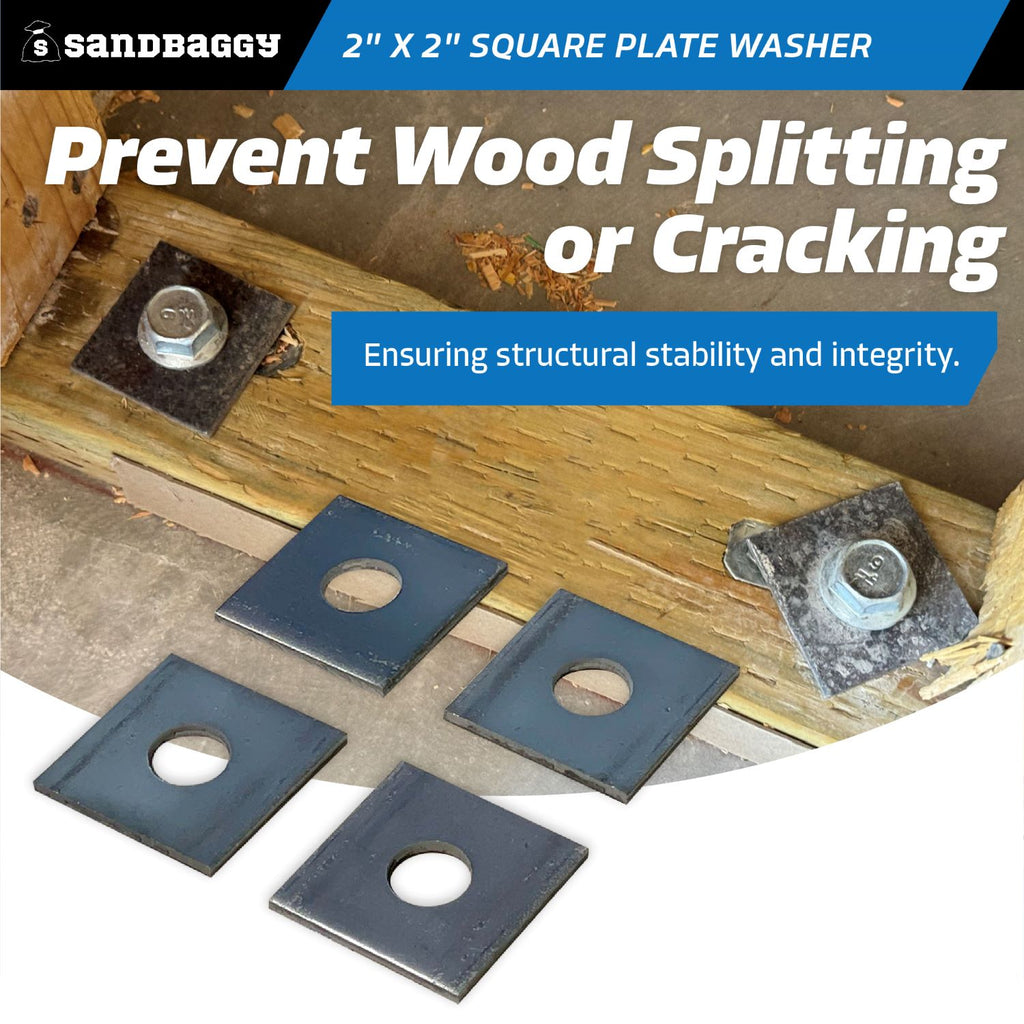 2x2 square washers for wood