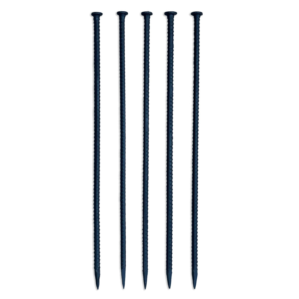 24" rebar stakes with nail head