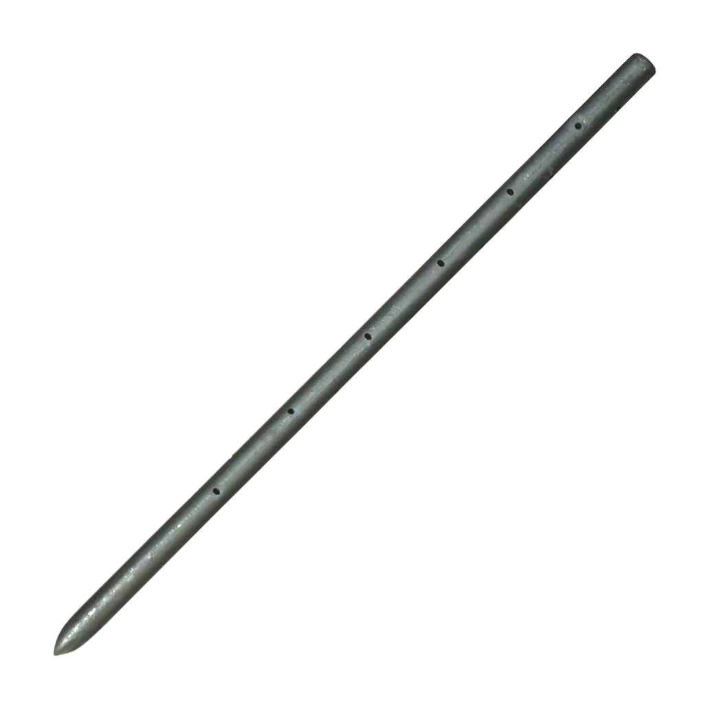 24" Round Steel Concrete Form Stakes with Nail Holes