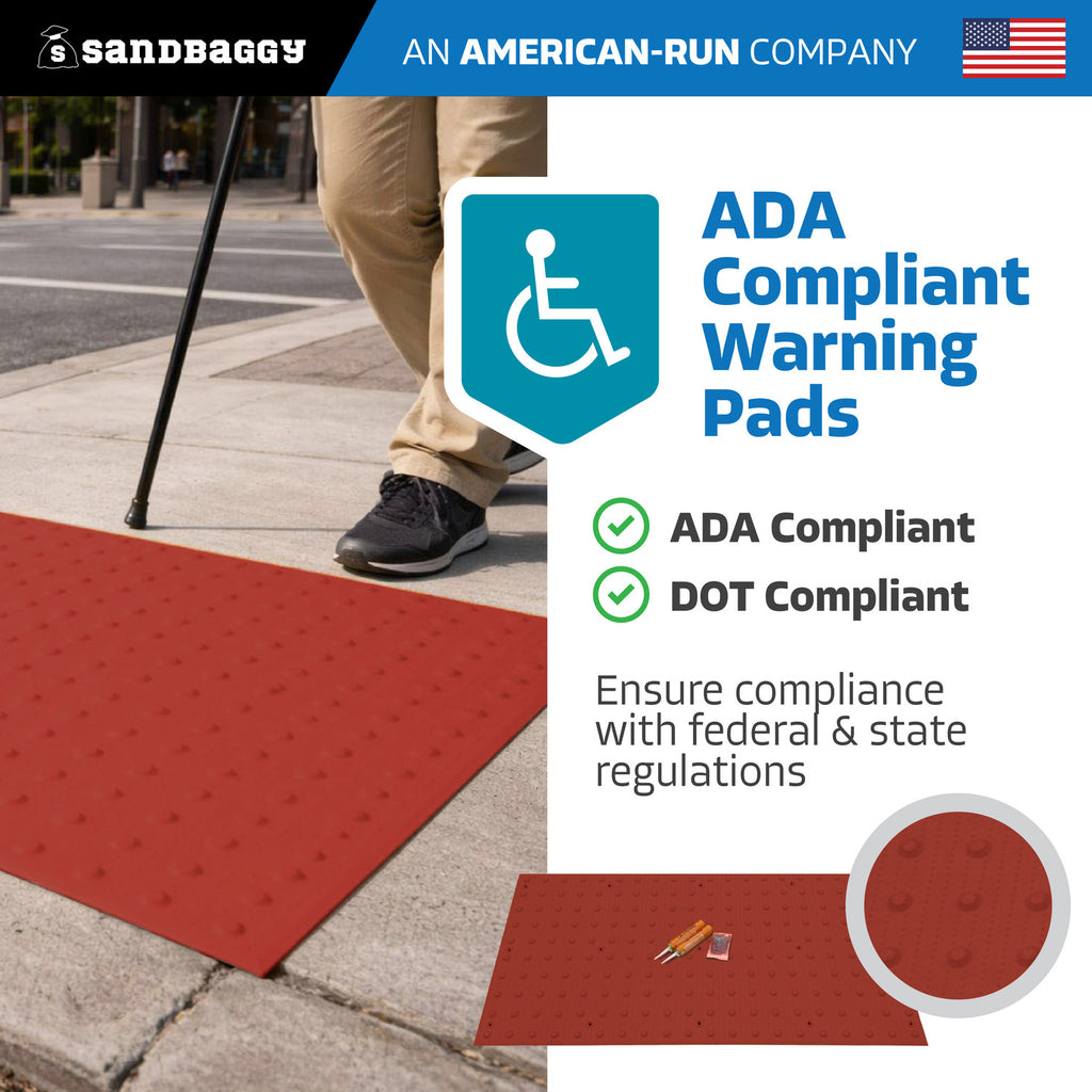 24x48 Red ADA Warning Pads