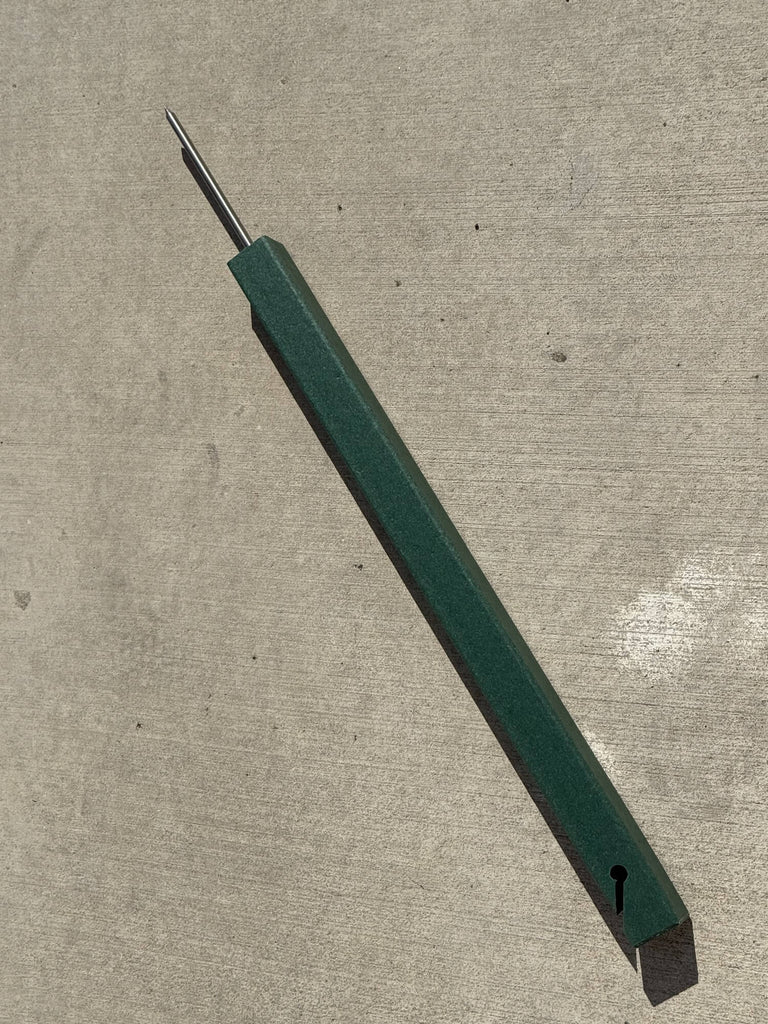24" Golf Rope Stake - Square Stake (UV Resistant)