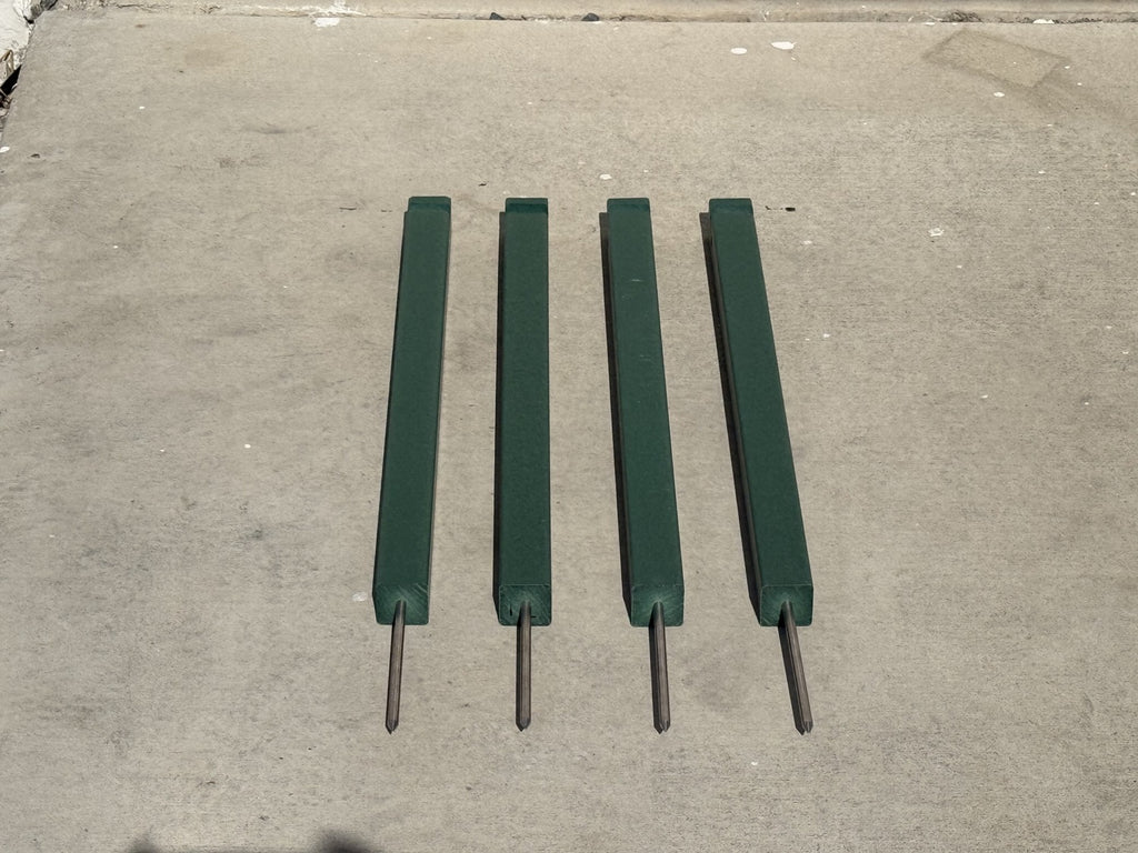24" Golf Rope Stake - Square Stake (UV Resistant)