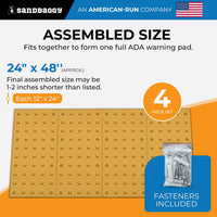 24x48 ADA warning pads