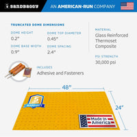 24" x 48" ADA Warning Pads for sale