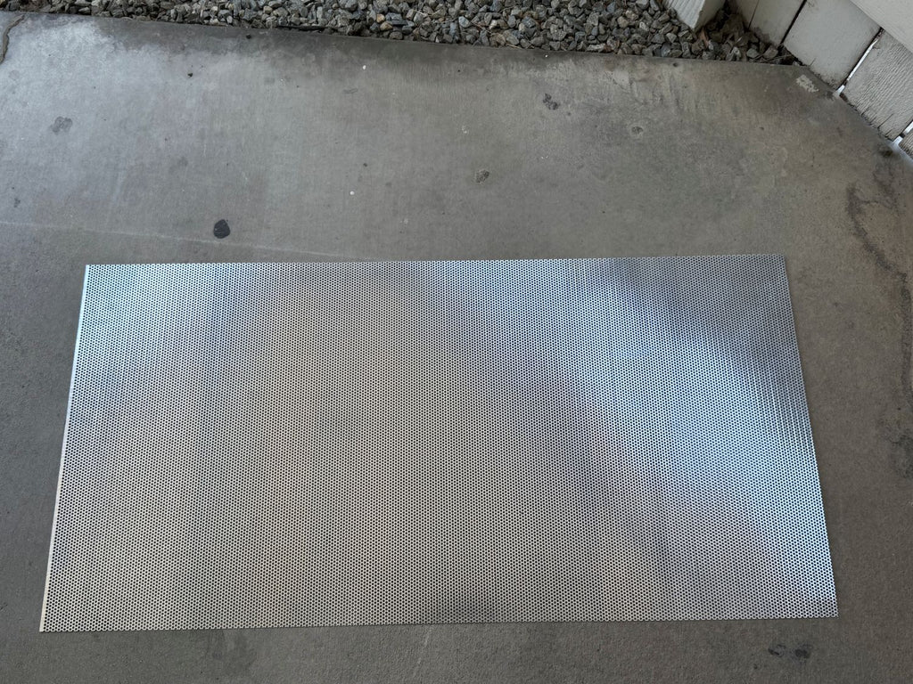 2 ft x 4 ft round hole perforated metal