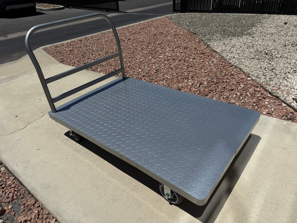 Heavy-Duty Steel Platform Truck | 2000 LB Capacity (48" x 24")