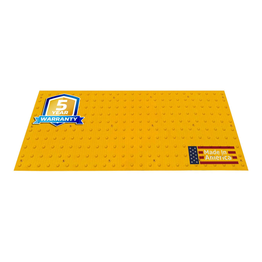 24" x 60" ADA Compliant Warning Pads - Yellow