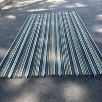 27" x 50" Metal Rib Stay Form Sheets – Galvanized Concrete Forming Sheets