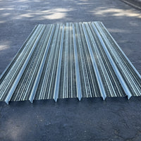 27" x 50" Metal Rib Stay Form Sheets – Galvanized Concrete Forming Sheets