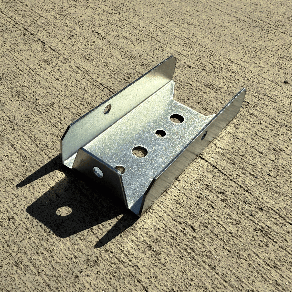 galvanized fence brackets
