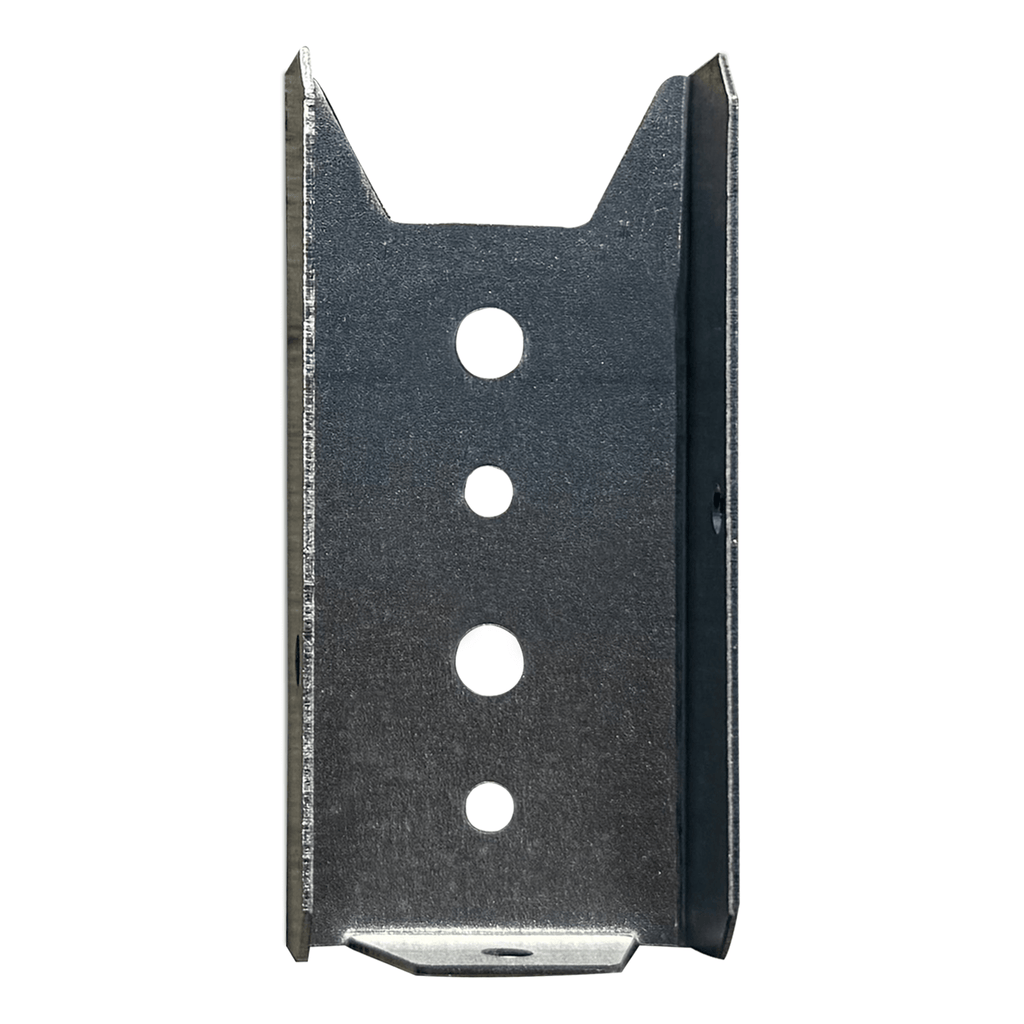 2x4 Metal Fence Brackets for Wood Posts - Galvanized