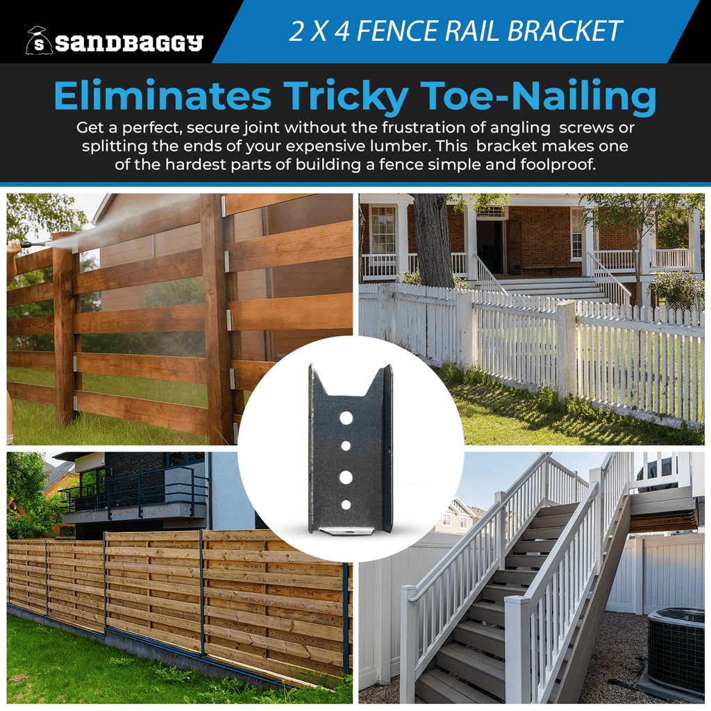 2 x 4 strong fence bracket 