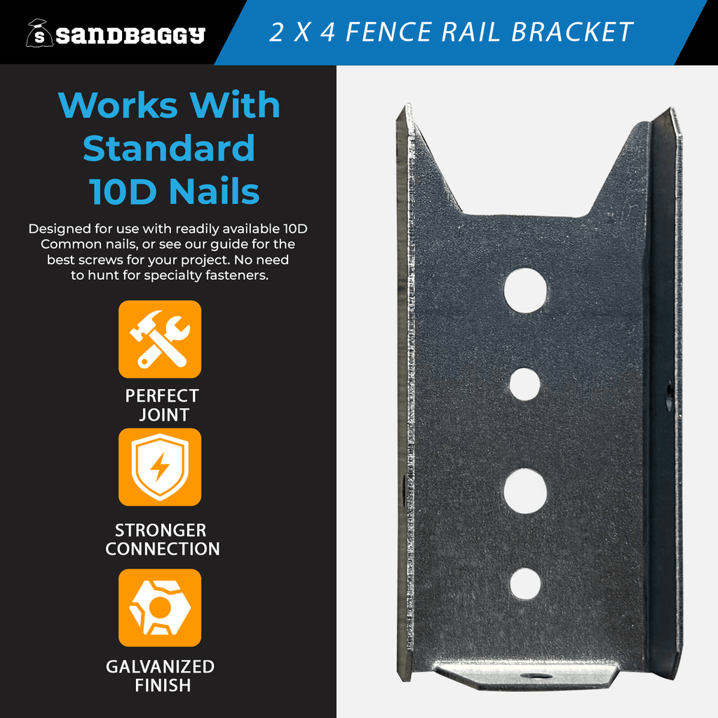 fence rail bracket
