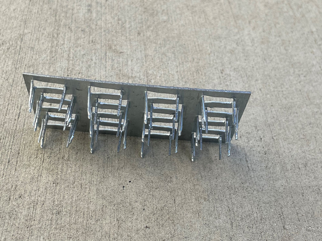 2" x 4" Heavy Duty Spiked Mending Plate