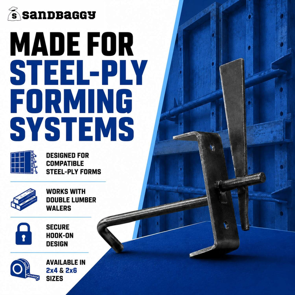 J Strongback Hooks - made for steel ply forming systems 