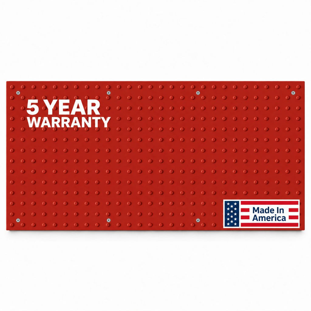 2x4 Red Cast in Place ADA Tile USA Made