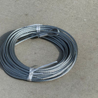 3/16" galvanized braided steel wire rope