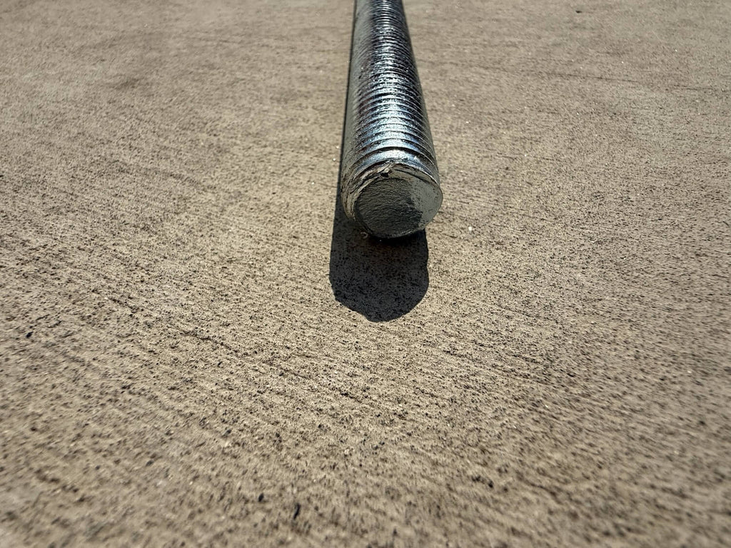 3/4" x 3 ft Threaded Rod - Galvanized (Zinc Plated)