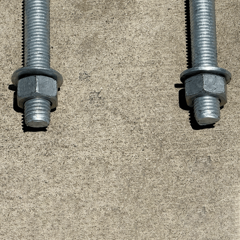 Corrosion-Resistant 3/4" x 24" L-Shaped Anchor Bolt