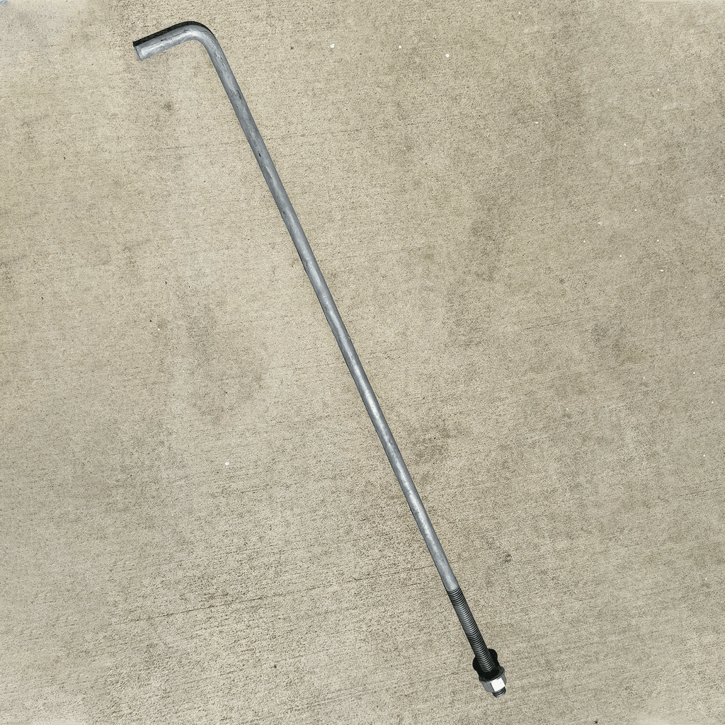 3/4" x 36" Galvanized Anchor L-Bolt with Nut & Washer