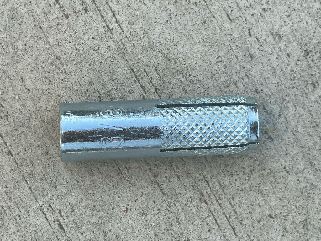 3/8" Drop In Concrete Anchor - Coil Threaded (Zinc Plated)