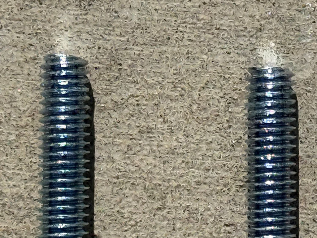 3/8" x 1 ft Threaded Rod - Galvanized (Zinc Plated)