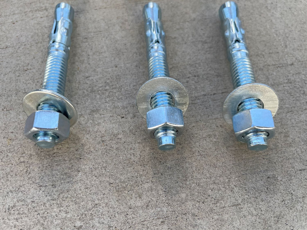 3/8" concrete sleeve anchors with hex head