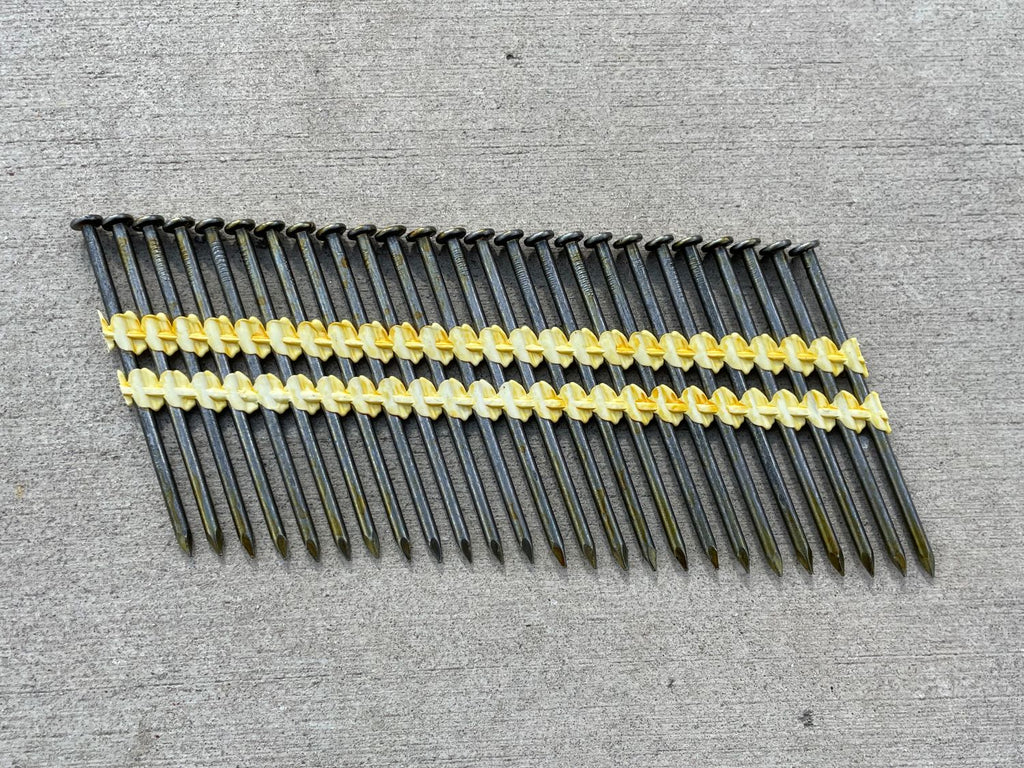21 degree framing gun nails - plastic strip