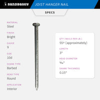 3 inch joist hanger nails for sale