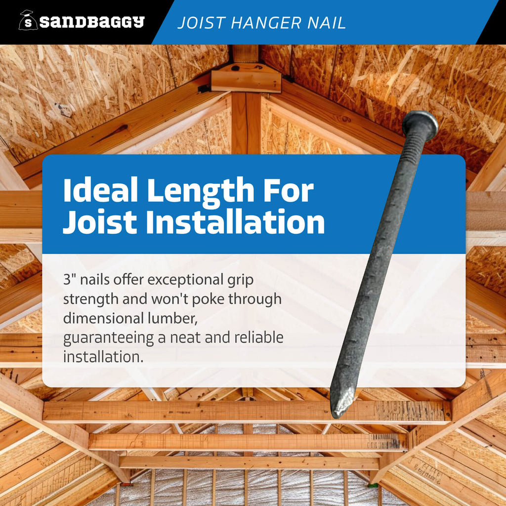 3 inch joist hanger nails - installation