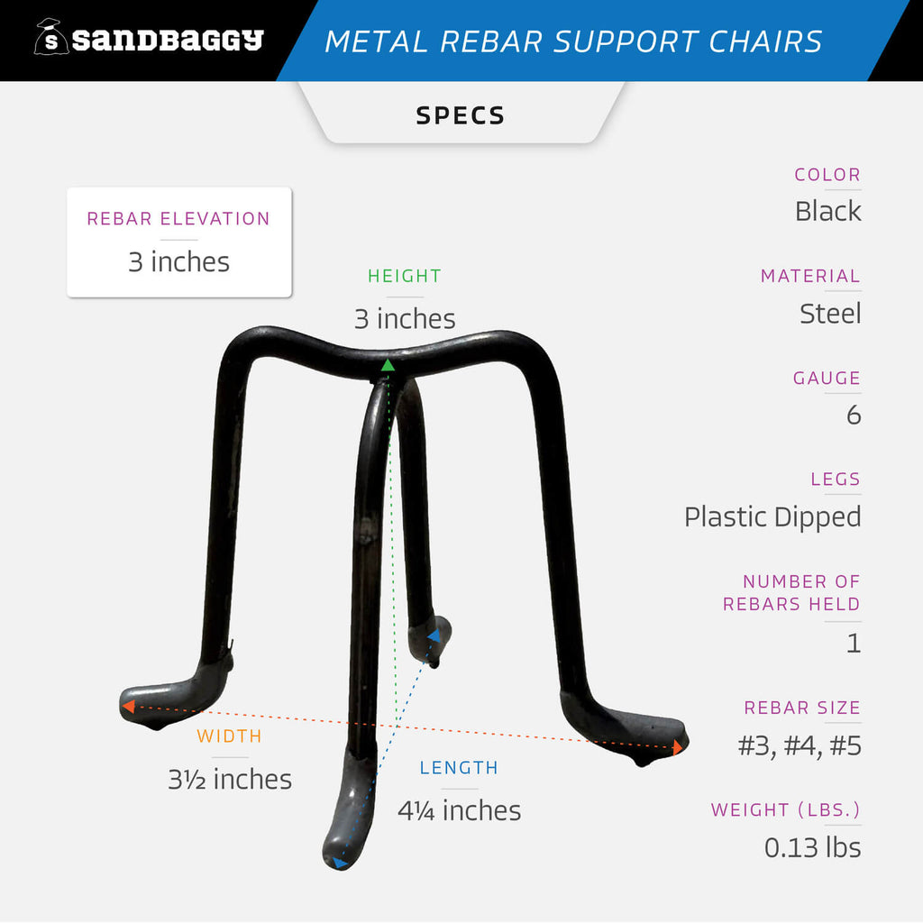 3 inch metal rebar chairs support chairs for sale
