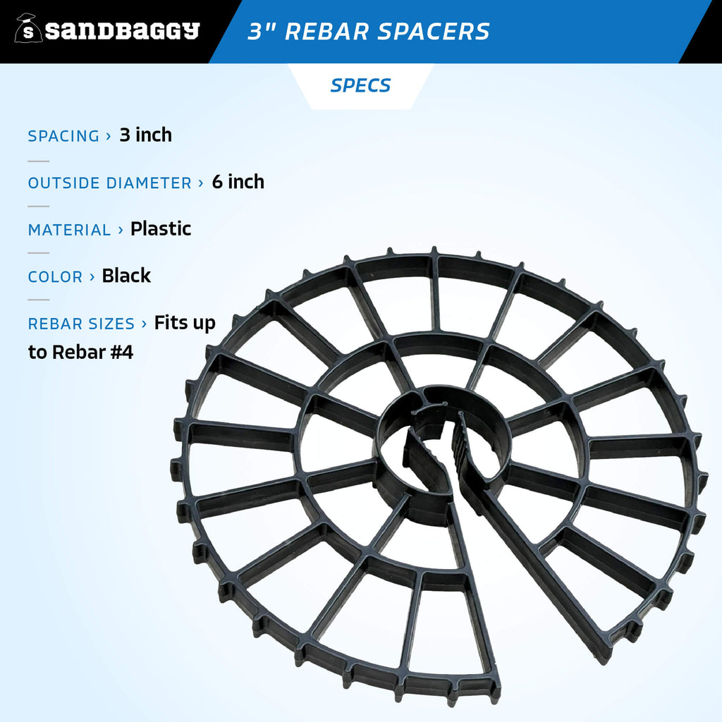 3" rebar spacer wheel for sale