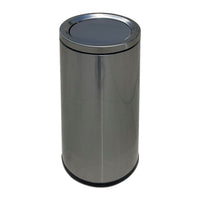 12 gallon stainless steel trash can with lid