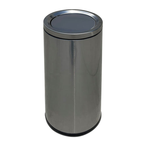 30 gallon stainless steel trash can with lid